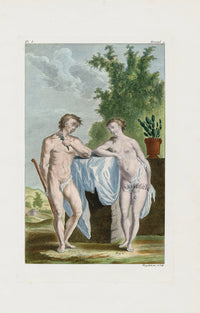 Buchoz Dons Merveilleux Man, Woman - Panteek Antique Prints