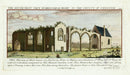Buck Ruins of Castles & Abbeys in England 1726 Birkenhead Priory - Panteek Antique Prints
