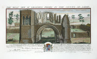 Buck Ruins of Castles & Abbeys in England 1726 Lilleshul Priory - Panteek Antique Prints