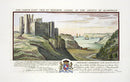 Buck Ruins of Castles & Abbeys in England 1726 Pennarth Castle - Panteek Antique Prints