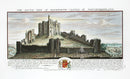 Buck Ruins of Castles & Abbeys in England 1726 Warkworth Castle - Panteek Antique Prints