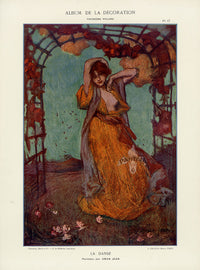 Calavas Decorative Antique Print Dance by Jean - Panteek Antique Prints