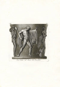 Carlo Antonini Print Italian Vase Antico Vase - Panteek Antique Prints