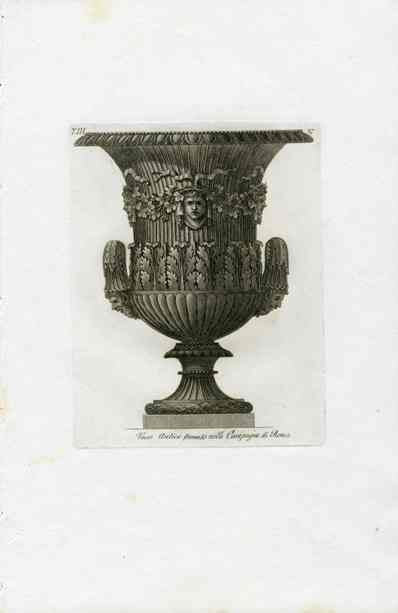 Carlo Antonini Print Italian Vase Campagna Vase
