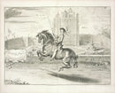 Cavendish General System of Horsemanship Print 1743 Marquis Cheval - Panteek Antique Prints