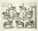Cavendish General System of Horsemanship Print 1743 Marquis Dosne Leon - Panteek Antique Prints