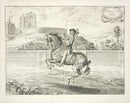 Cavendish General System of Horsemanship Print 1743 Marquis on Horseback - Panteek Antique Prints