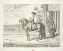 Cavendish General System of Horsemanship Print 1743 Monsieur Marouts - Panteek Antique Prints