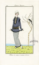 Costumes Parisiens 1912 Bouse de ratine Denim - Panteek Antique Prints