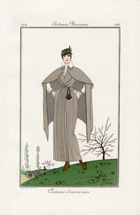 Costumes Parisiens 1912 Costume d'excursion Dress - Panteek Antique Prints