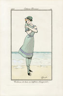 Costumes Parisiens 1912 Costume de bain Swimsuit - Panteek Antique Prints