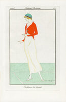 Costumes Parisiens 1912 Costume de tennis Dress - Panteek Antique Prints