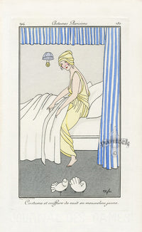 Costumes Parisiens 1912 Costume et coiffure Sleepwear - Panteek Antique Prints