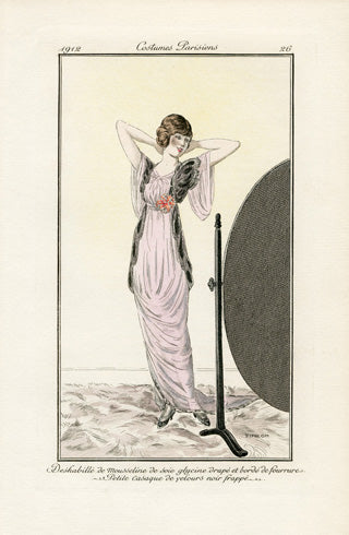 Costumes Parisiens 1912 Dressing Gown