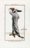Costumes Parisiens 1912 Manteau de Chinchilla Coat - Panteek Antique Prints