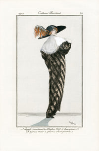 Costumes Parisiens 1912 Manteau de Loutre Coat - Panteek Antique Prints