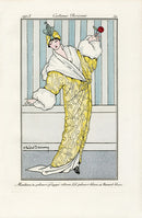 Costumes Parisiens 1912 Manteau de velours Coat - Panteek Antique Prints