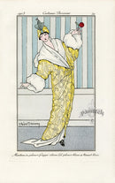 Costumes Parisiens 1912 Manteau de velours Coat - Panteek Antique Prints