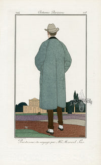 Costumes Parisiens 1912 Pardessus Overcoat - Panteek Antique Prints