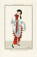 Costumes Parisiens 1912 Robe a volants Dress - Panteek Antique Prints