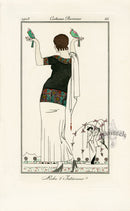 Costumes Parisiens 1912 Robe d'Interieur Dress - Panteek Antique Prints