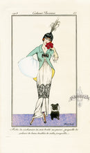 Costumes Parisiens 1912 Robe de cachemire Dress - Panteek Antique Prints
