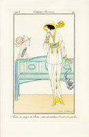 Costumes Parisiens 1912 Robe de crepe Dress - Panteek Antique Prints