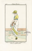 Costumes Parisiens 1912 Robe de crepon Dress - Panteek Antique Prints