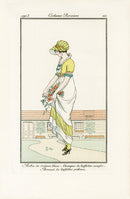 Costumes Parisiens 1912 Robe de crepon Dress - Panteek Antique Prints