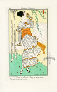 Costumes Parisiens 1912 Robe de Garden Party Dress - Panteek Antique Prints