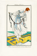 Costumes Parisiens 1912 Robe de nansouk Lhuer Dress - Panteek Antique Prints