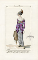 Costumes Parisiens 1912 Robe de The en velours Dress - Panteek Antique Prints