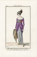 Costumes Parisiens 1912 Robe de The en velours Dress - Panteek Antique Prints