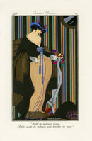 Costumes Parisiens 1912 Robe de velours Dress - Panteek Antique Prints