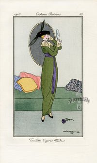 Costumes Parisiens 1912 Toilette d'apres Midi Dress - Panteek Antique Prints