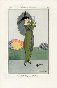 Costumes Parisiens 1912 Toilette d'apres Midi Dress - Panteek Antique Prints