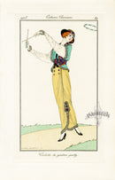 Costumes Parisiens 1912 Toilette de garden-party Dress - Panteek Antique Prints