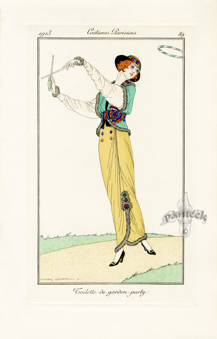 Costumes Parisiens 1912 Toilette de garden-party Dress