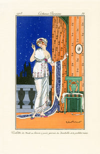 Costumes Parisiens 1912 Toilette de nuit Dress - Panteek Antique Prints