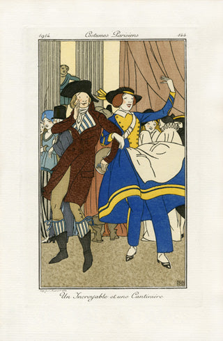 Costumes Parisiens 1912 Un Incroyable Costumes - Panteek Antique Prints