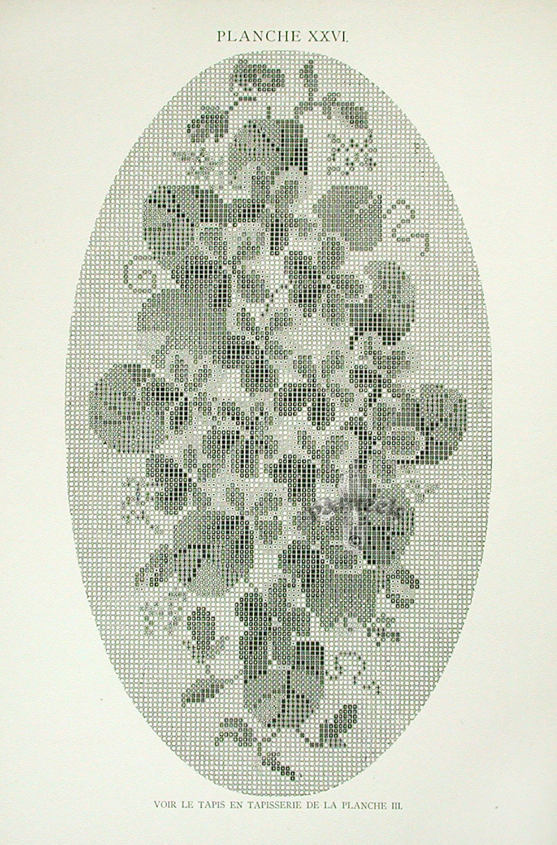 D'ouvrages De Fantaisie  Deco Antique Print Home Furnishing Carpet