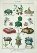 D'ouvrages De Fantaisie  Deco Antique Print Home Furnishing Chair - Panteek Antique Prints