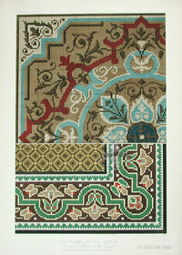 D'ouvrages De Fantaisie  Deco Antique Print Home Furnishing Geometric - Panteek Antique Prints