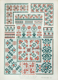 D'ouvrages De Fantaisie  Deco Antique Print Home Furnishing Green - Panteek Antique Prints