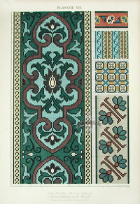 D'ouvrages De Fantaisie  Deco Antique Print Home Furnishing Leaf - Panteek Antique Prints