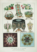 D'ouvrages De Fantaisie  Deco Antique Print Home Furnishing Tablecloth - Panteek Antique Prints