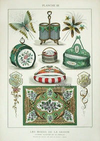 D'ouvrages De Fantaisie  Deco Antique Print Home Furnishing Yarn Basket - Panteek Antique Prints