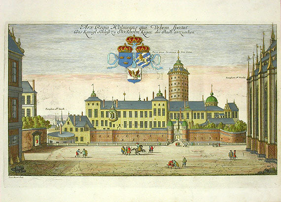 Dahlberg Antique Prints Palace Arx Regia