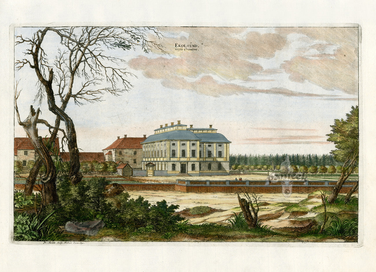 Dahlberg Antique Prints Palace Ekolsund