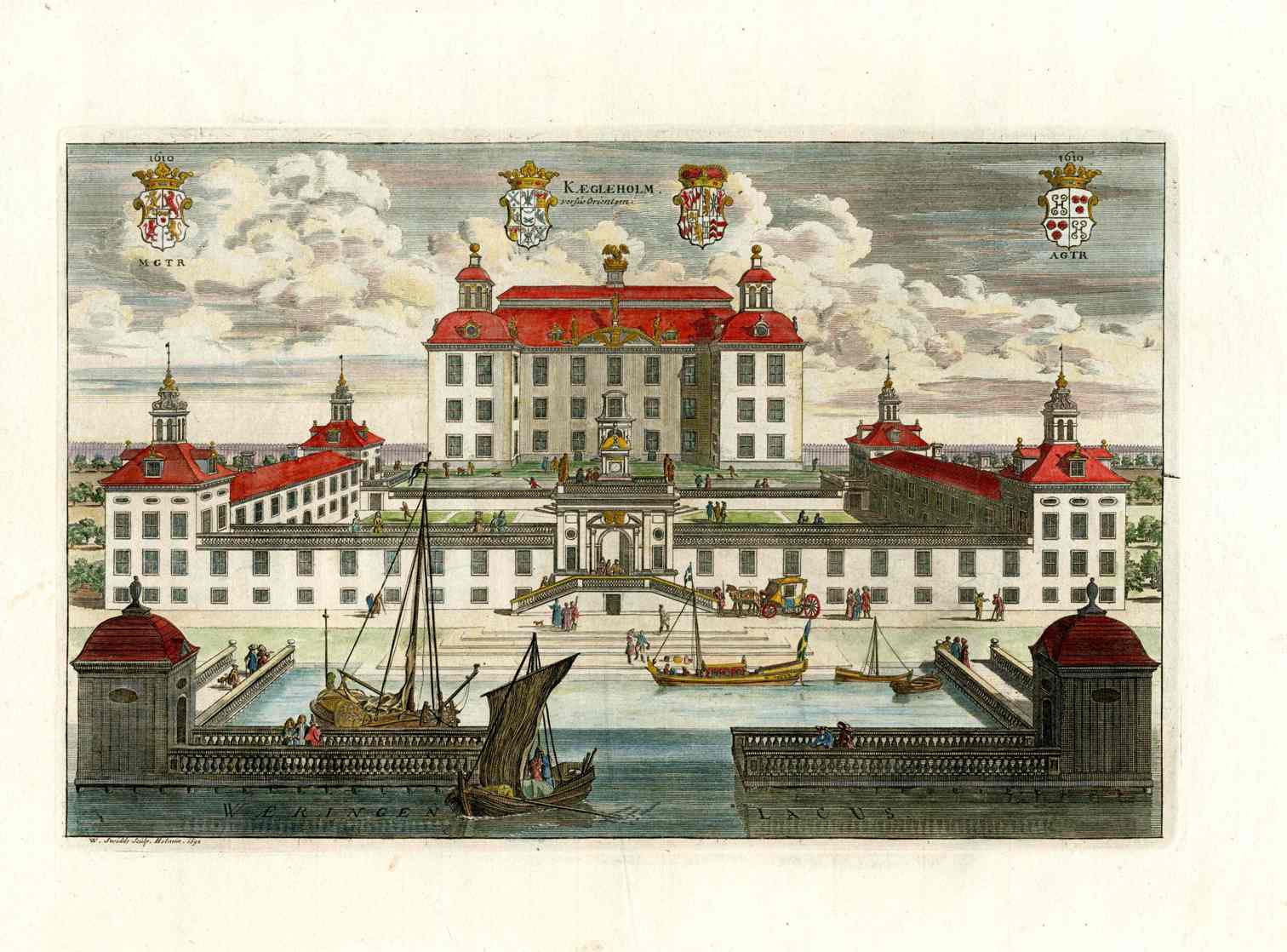 Dahlberg Antique Prints Palace Kaegleholm